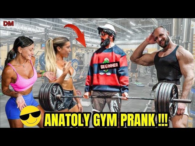 Anatoly 75kg Weight VS Larry Wheels 130kg Weight #anatoly #prank