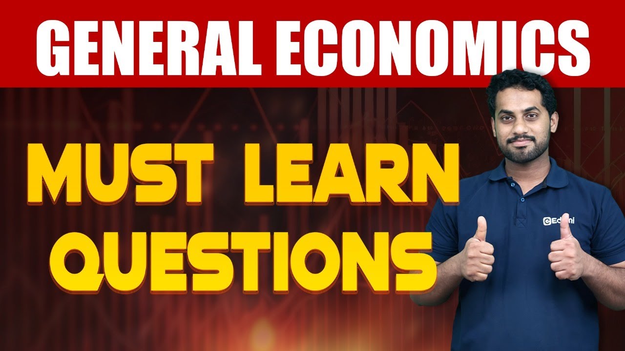 General Economics | Must Learn Questions |Mr Hasan #sgou  #education #onlinelearning