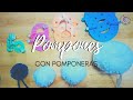 POMPONES CON POMPONERA