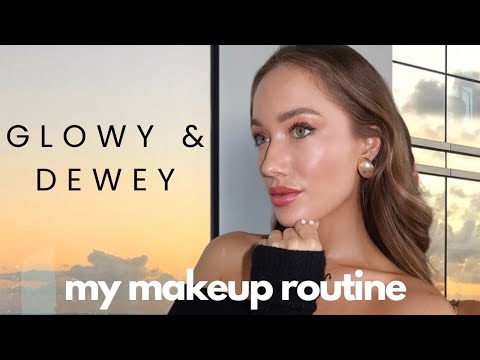 10 minute, everyday makeup - glass skin tutorial | GRWM + fall Revolve haul