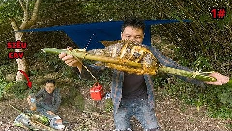 Một Ngày Cắm Trại Ở Rừng  – Thử Làm Món Cá Rô Nướng Siêu Cay, Ăn Phải Chảy Nước Mắt
