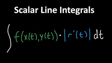How to Solve Line Integrals for Scalar Functions - Calculus 3