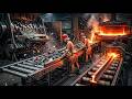 How Millions of Old Cars Are Recycled Into Railway Tracks (Full Process)