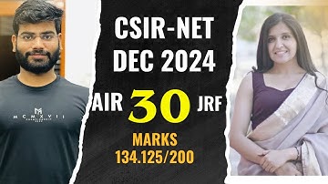 CSIR NET Physics AIR 30| CSIR NET JRF Topper Interview |CSIR NET Physical Science Topper