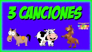 Video thumbnail of "CANTA Y APRENDE 🏇 El caballo PICHIRILO  🐮 La vaca LOLA y el caballo TROTON"