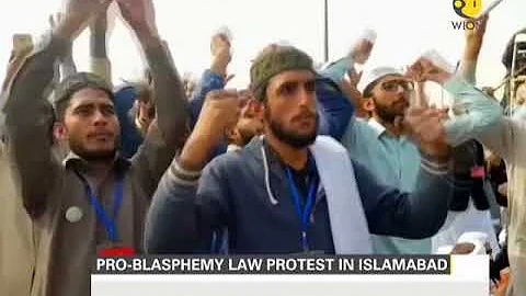 Pro-blasphemy law protest in Islamabad