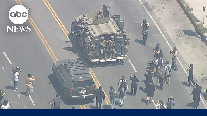 U.S. troops on the ground in LA immigration enforcement operation, defense department says