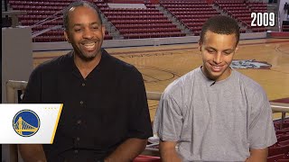 Warriors Throwback | Dell Curry Prepares Stephen Curry for 2009 Draft