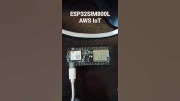 ESP32SIM800L Connect to AWS IoT#iot #aws