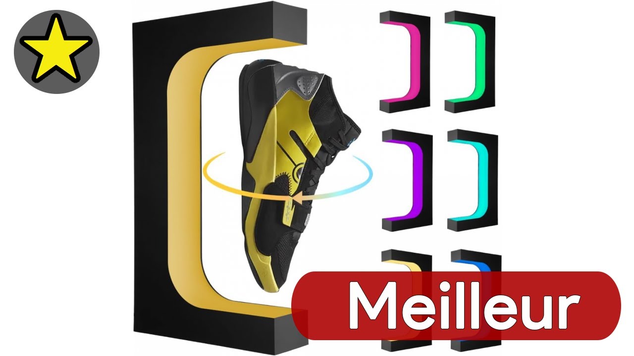 Présentoir De Chaussures En Lévitation, SEAAN Affichage De Chaussures En Lévitation, Rotation à
