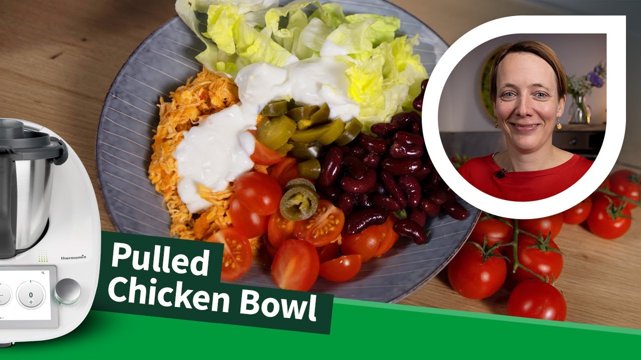 Mexikanische Bowl mit Hähnchen nach Pulled-Chicken-Art - Fit mit dem Thermomix