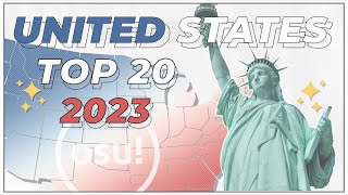 osu! | Top 20 USA Players of 2023