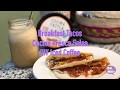 Breakfast Tacos, Cocina Fresca Salsa and DIY Iced Coffee