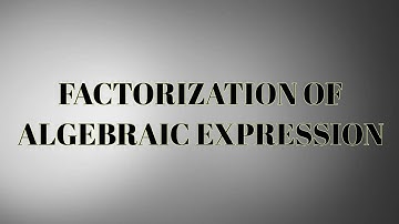 Hoe een algebraïsche uitdrukking te ontbinden