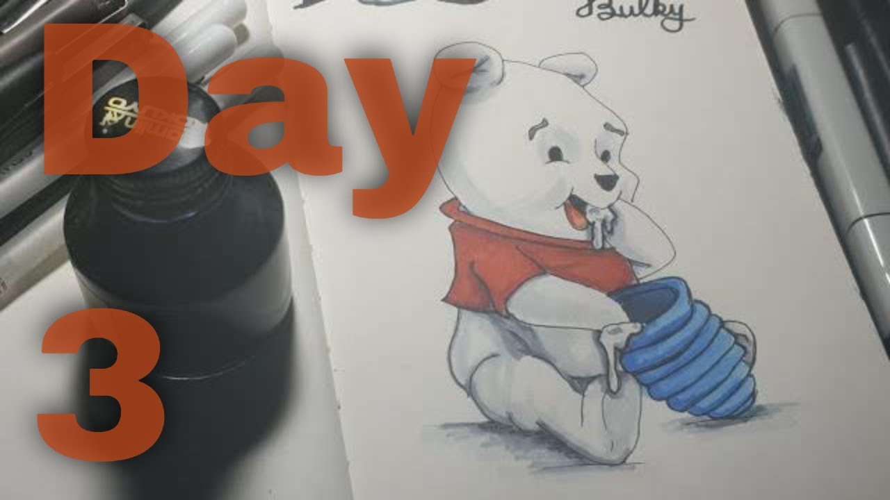 Inktober 2020 | Day 3 - Bulky | Arevilov 3