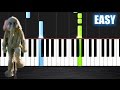 Coldplay - Paradise - EASY Piano Tutorial by PlutaX - Synthesia