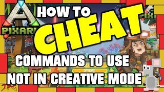 Pixark Cheats - How To Use Commands Without Creative Mode! Be Invincible screenshot 2