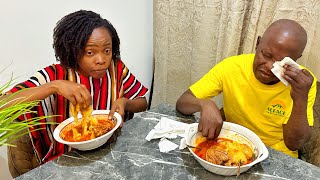 Kenyan Dad Tries Eating Fufu For The First Time In Ghana! screenshot 3