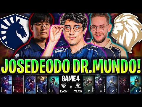 JOSEDEODO CONTRA LAS CUERDAS! JUEGA DR MUNDO! | TLAW vs LYON RESUMEN GAME 4 LCS 2026 SEMIFINALS
