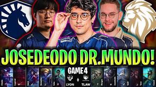 JOSEDEODO CONTRA LAS CUERDAS! JUEGA DR MUNDO! | TLAW vs LYON RESUMEN GAME 4 LCS 2026 SEMIFINALS