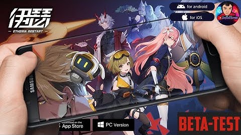 ETHERIA RESTART (EN/BETA) 2024 Online English-RPG Mobile Android-Gameplay