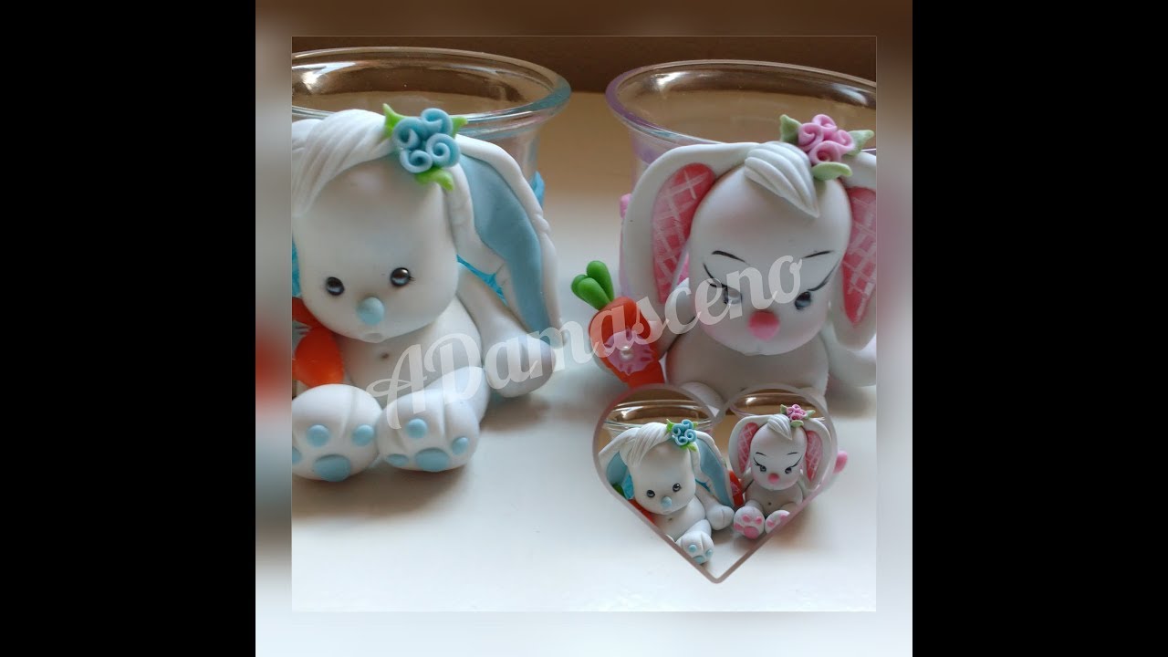 Lembrancinha de Páscoa em biscuit - Faça e venda