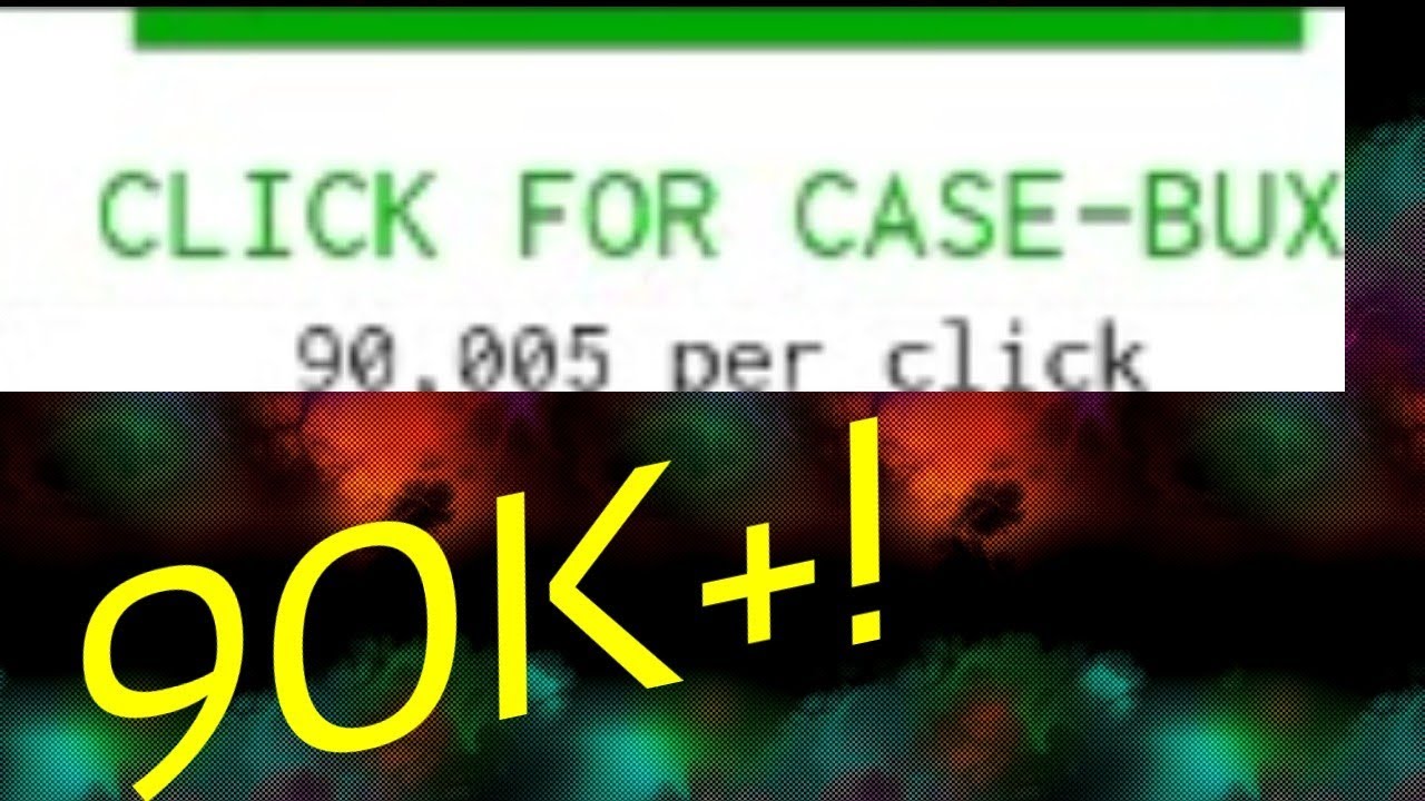 roblox case clicker super high case bux and case bux per click!! (Old version)
