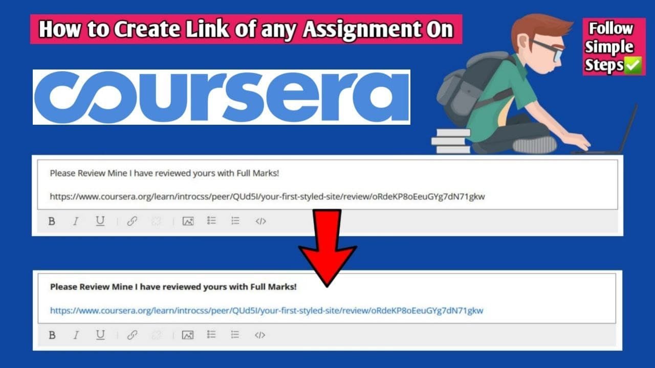 how to do coursera assignment