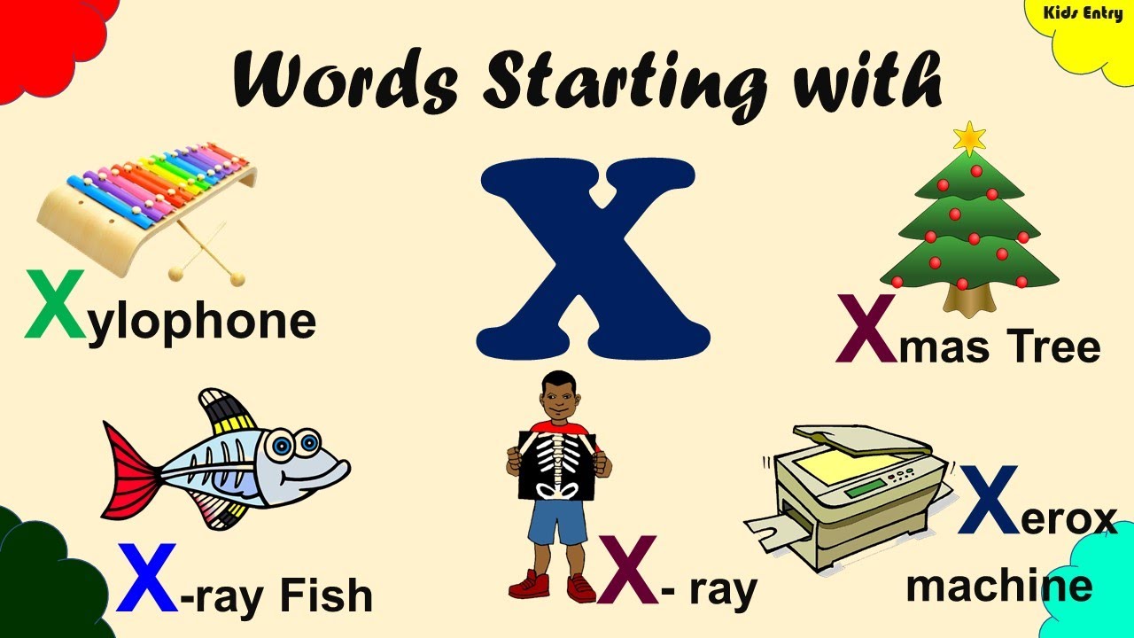 Words Starting With Letter X | Words Beginning with X| Words that ...