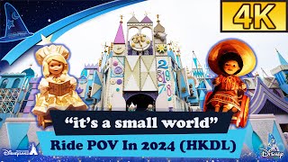 2024 “it's a small world” Ride POV With 2 Dolls In Wheelchairs｜Hong Kong Disneyland｜香港迪士尼樂園「小小世界」