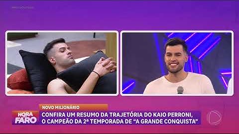 Kaio Perroni, Campeão de A Grande Conquista: Veja sua trajetória no reality | Hora Do Faro