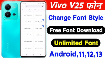 Vivo V25 Change Font Style ।। How To Free Download Font On Vivo V25 ।। Technical Akhilesh