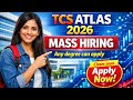 TCS Atlas 2026 Hiring 🚀 | Elite Analytics Roles | Last Date Feb 1 | Apply Now