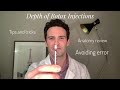 Injectors Anatomy: botox depth around the face