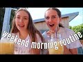 MORNING ROUTINE / DAY IN OUR LIFE! *weekend edition vlog*