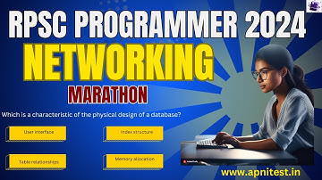 RPSC PROGRAMMER 2024| NETWORKING | MARATHON CLASS-8 |APNITEST