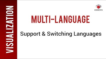 How to Change Languages in CODESYS Visualization