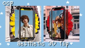 Aesthetic 3D flip tutorial || Cute cut 🦋