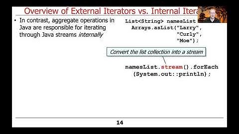 External vs. Internal Iterators in Java