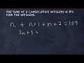 Understanding Consecutive Integers and Algebraic Equations