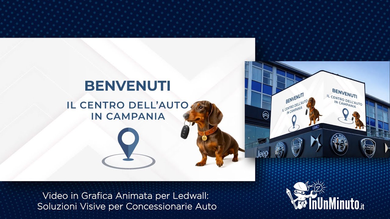 Grafica Animata per Ledwall: Video Promozionali per Concessionarie Auto