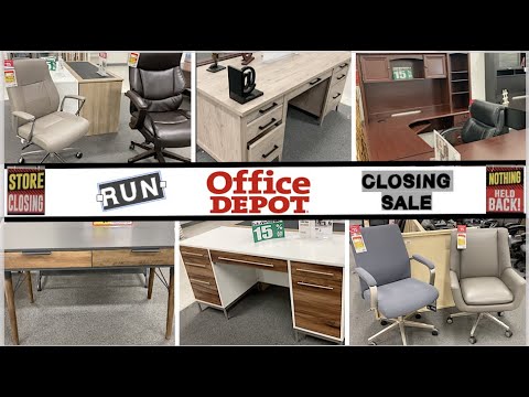 BIG SALE Office Depot CLOSING – Everything Must GO! I  Office Furniture I Shop with Me