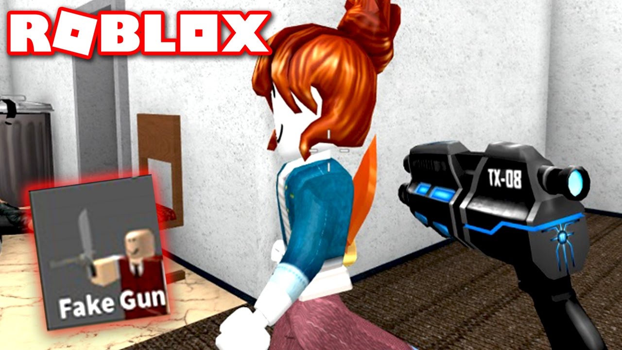 Fake Sheriff Perk In Roblox Murder Mystery 2 Youtube - fake gun trolling roblox murder mystery 2 youtube