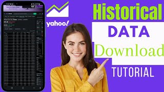 How To Download Historical Data On Yahoo Finance | Download Historical Data In Yahoo Finance