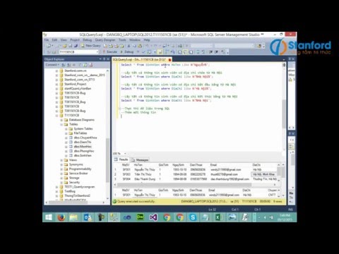 Video [Stanford] - Học Tester cơ bản - Làm việc cơ sở dữ... - YouTube