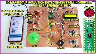 IoT Based Air Pollution Detecting System in Vehicles using Raspberry Pi Pico screenshot 3