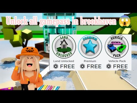 FREE ALL GAMEPASSES in Roblox Brookhaven 🏡RP 