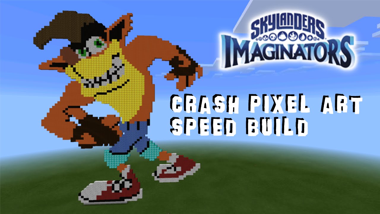 Minecraft Crash Bandicoot Speed Build Mcpe Youtube