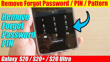 Galaxy S20/S20+: How to Remove Forgot Password / PIN / Pattern Lock