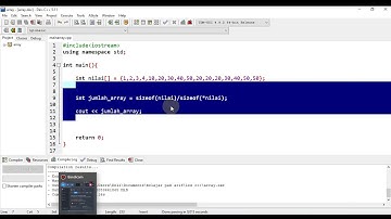 BELAJAR ARRAY - PEMROGRAMAN DASAR KELAS 10